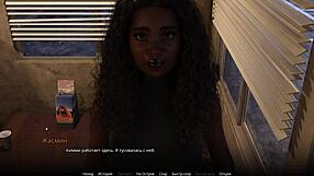 Ebony beauty enjoys a 3 woman experience