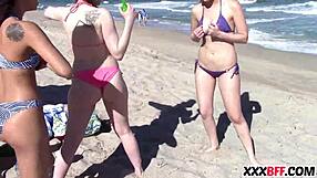 Bisexual fun on spring break with hardcore POV action