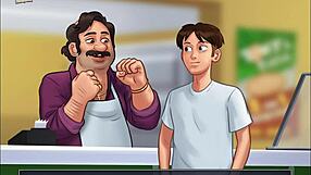 Summertime saga episode 70 features anime hentai game characters in neutral interactions