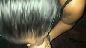 Latina gives crazy blowjob in the tunnel with big cock