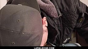 latino guys tricked into first time bareback with uncut stud.