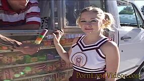 Young Blonde Cindy with Perfect Round Ass Gets Seduced and Fucked Hard