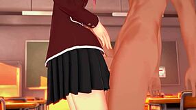 guilty crown - teen 18+ inori yuzuriha gets creampied - 3d hentai animation