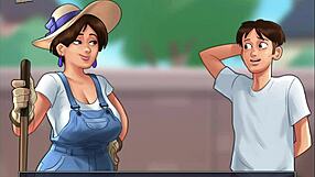 Summertime saga episode 70 features anime hentai game characters in neutral interactions