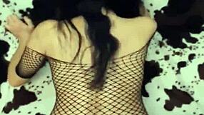 sexwife gets her ass pounded by husband's friend in stockings