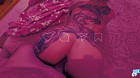 Intense massage turns into wet masturbation with girlfriend's cock in spa. jerk off instructions follow.