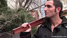 hot gay threesome action gay porn