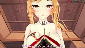 leonardo da vinci fucking azur lane hard in this 3d hentai fantasy