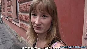 Watch this amateur get banged in casting