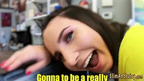 booty shaking tatted teen participates in high definition activity