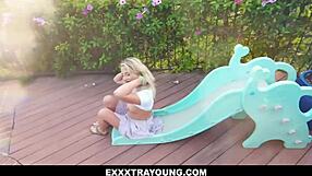 Harmony Rivers Loves Being Outdoors Jumping Dancing And Especially Feeling Herself She Continued Carressing Her Body On Her Bed While Using A Dildo