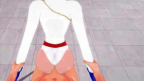 I can't resist Power Girl's free POV with Superman in this full fantasy