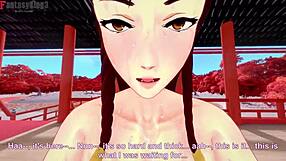 Beautiful anime MILF Chun-li in a hardcore doggy style scene from Street Fighter