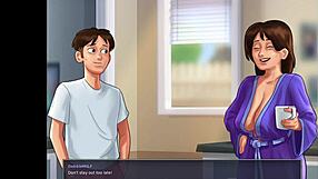 super busty stepmom gets fucked hard by horny dude with huge cock in summertime saga 3d hentai