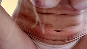 Real blonde beauty Alineflavio in hot new scene