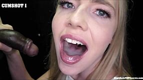 Rebel, swallow that big cock at the gloryhole