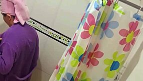 Secretly filming my friend’s Argentinian wife in the shower