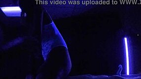 Carrie B dominates in extreme blacklight face fucking fest