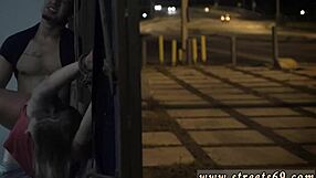 Intense Rough Anal Bondage with Gag and Cum Milking for Bound Teen