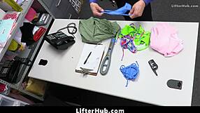 Blonde Teen Chloe Rose Caught Stealing Bikini, Punished With Hardcore Fuck