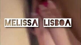 Melissa lisboa taking cum in her ass