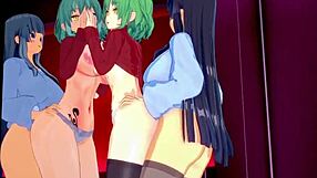 Get lost in Hikage and Ikaruga's erotic 3D hentai world