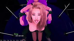 Busty stripper gives private dance. Sloppy blowjob leads to anal creampie.