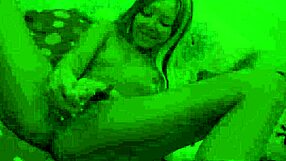 Aaliyah Love performs solo dildo sex