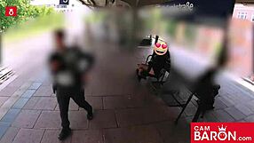 Shy goth teen Doreen secretly loves deepthroating cocks outdoors