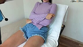 Perfect body amateur gets groped by pervert doctor