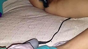 Asian Amateur Uses Hairy Rabbit Toy For Solo Masturbation