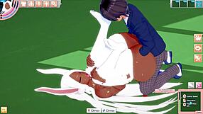 Bunny With Big Ass Fucked To Orgasm In Hentai Game