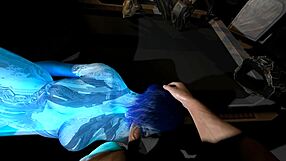 कोर्टाना मास्टर चीफ का लंड चूस रही