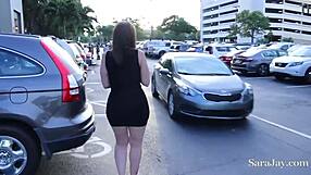 busty big butt cougar sara jay rides her driver shaundam hard!