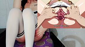 Skinny Cosplay Teacher Gets Fucked With Toys In Cute Costume Balloon Hentai Sex