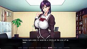 teacher ayako subtly licks her student's body in scene 2.