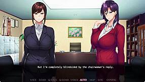 teacher ayako subtly licks her student's body in scene 2.