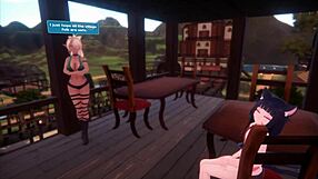 Monster girl island game features sexy sex doll action