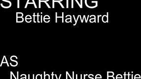 Naughty nurse bettie plays with tracy's dog in hospital