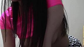 Busty Japanese Girl Caught on Downblouse While Cleaning Apartment Room