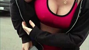 Fit Milf Fucked in Car After Gym