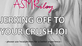 Jerk off to your crush in erotic asmr instructions