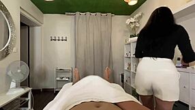 hot masseuse or naughty client? best blowjob ever