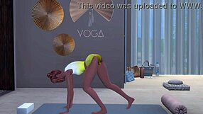 Hot girls get naughty in the gym in this video