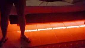 Blonde wife feels excited fucking husband's friend in group swingers