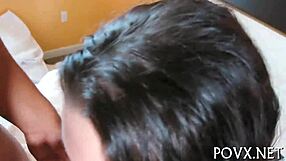 Sex Model Adriana Lynn Performs Blowjob And Fucking