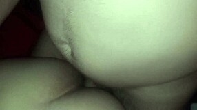 bent over bitch girlfriend gets pounded doggystyle in tight pussy and ass. her big ass shakes with every thrust.