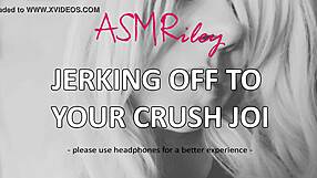 Jerk off to your crush in erotic asmr instructions