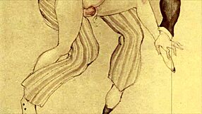 Vintage erotic illustration brings retro charm to classic art lovers