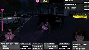 Are you watching Sereka-san masturbate in her naked coat outdoors without getting caught?